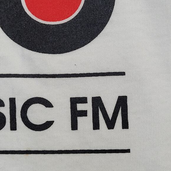 Vintage WYHT Y-105 Ohio Radio Shirt Womens XL 23x26 White - Picture 10 of 12